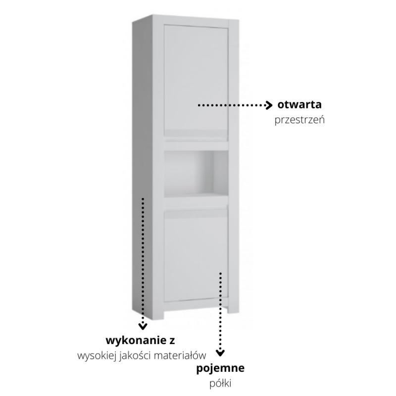 Bieliźniarka do pokoju młodzieżowego Novi Typ NVIS01 Meble