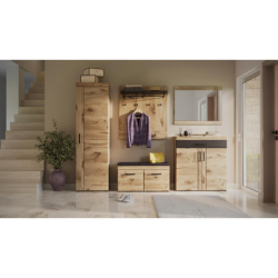 Komoda Grano GRNGK1 Meble Wójcik Kolekcja Grano dąb viking/szary