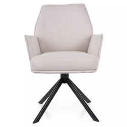 Krzesło obrotowe Hugo Brego 22 jasny beż