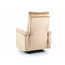 FOTEL ROZKŁADANY NEPTUN VELVET BEŻOWY BLUVEL 28