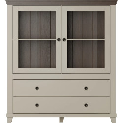 Komoda wysoka Evora Typ 46 Beż/Ciemne Drewno Helvetia Wieruszów