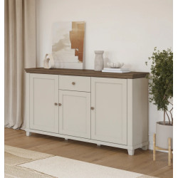 Komoda Evora Typ 47 Beż/Ciemne Drewno Helvetia Wieruszów