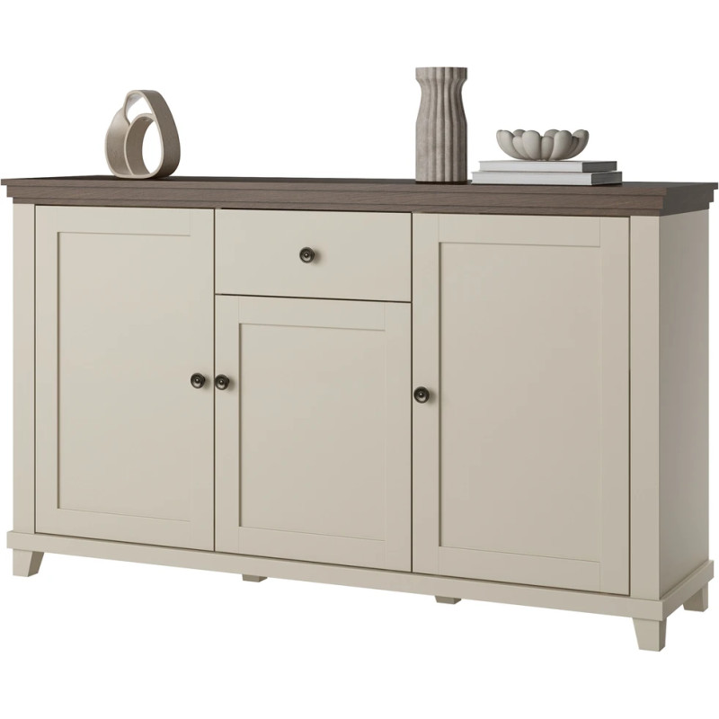 Komoda Evora Typ 47 Beż/Ciemne Drewno Helvetia Wieruszów