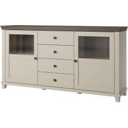 Komoda Evora Typ 25 Beż/Ciemne Drewno Helvetia Wieruszów