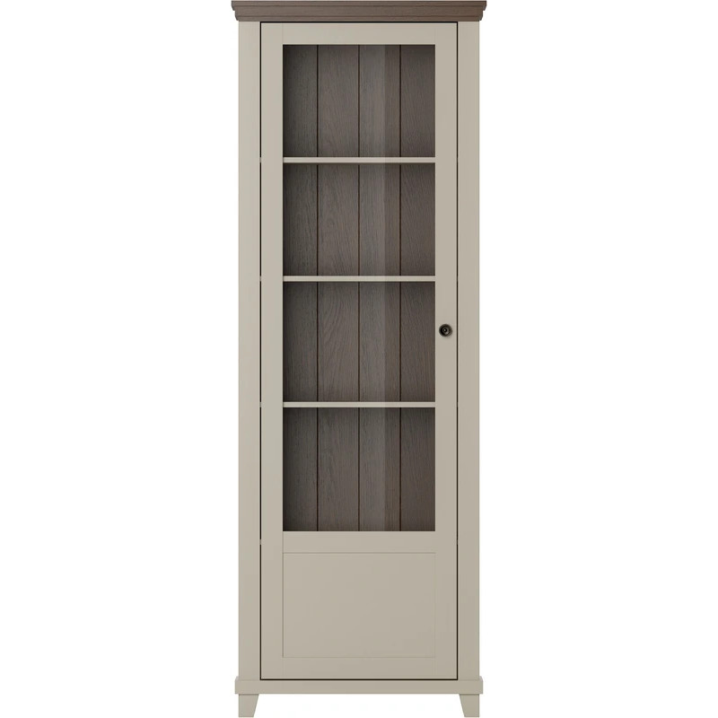 Witryna lewa Evora Typ 05 Beż/Ciemne Drewno Helvetia Wieruszów