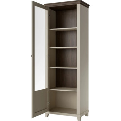 Witryna lewa Evora Typ 05 Beż/Ciemne Drewno Helvetia Wieruszów