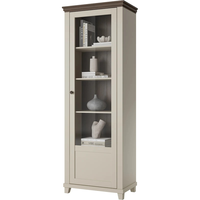 Witryna prawa Evora Typ 06 Beż/Ciemne Drewno Helvetia Wieruszów