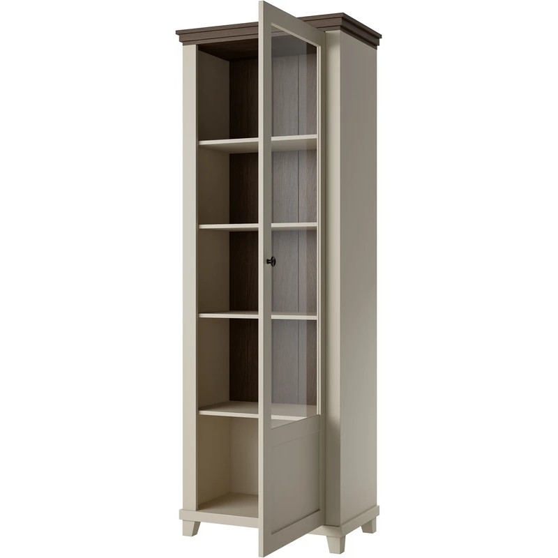 Witryna prawa Evora Typ 06 Beż/Ciemne Drewno Helvetia Wieruszów