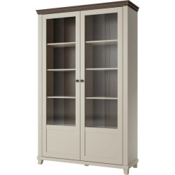 Witryna Evora Typ 13 Beż/Ciemne Drewno Helvetia Wieruszów