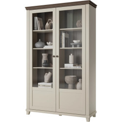 Witryna Evora Typ 13 Beż/Ciemne Drewno Helvetia Wieruszów