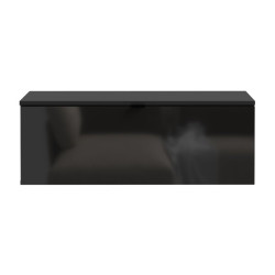 Czarna szafka RTV wisząca 100 cm Libertad | Meble Forte