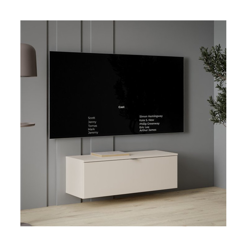 szafka RTV wisząca 100 cm Libertad | kolor piaskowy