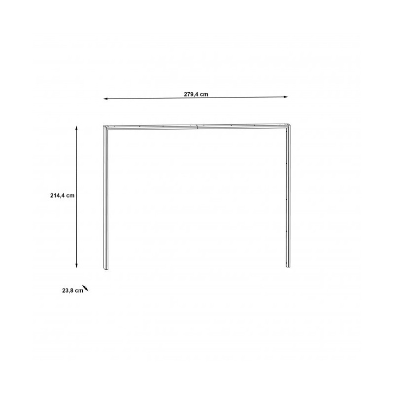Listwy okalające Narago – estetyczne wykończenie szafy