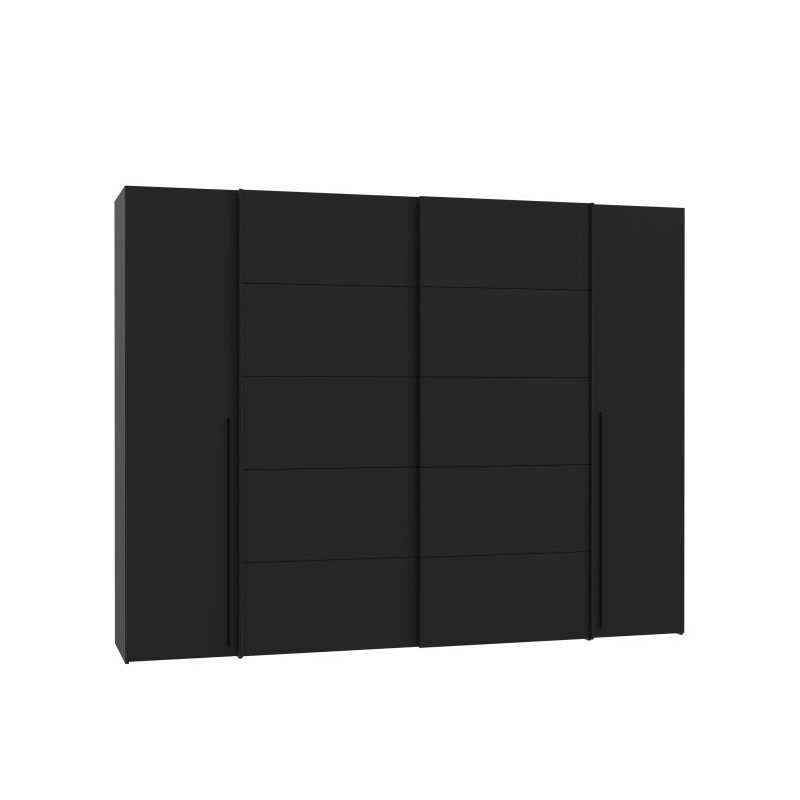 Biało-czarna szafa przesuwna 270 cm Narago | Meble Forte