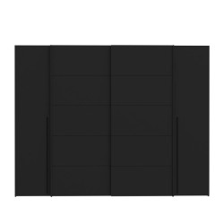 Biało-czarna szafa przesuwna 270 cm Narago | Meble Forte