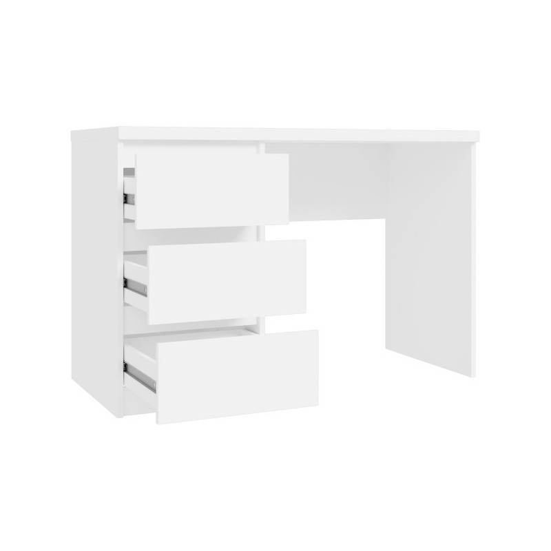 Biurko białe z szufladami – nowoczesne i pojemne | Domowanie