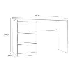 Biurko białe z szufladami – nowoczesne i pojemne | Domowanie