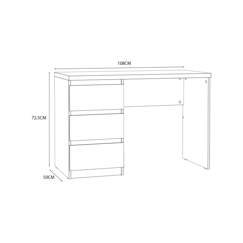 Biurko białe z szufladami – nowoczesne i pojemne | Domowanie