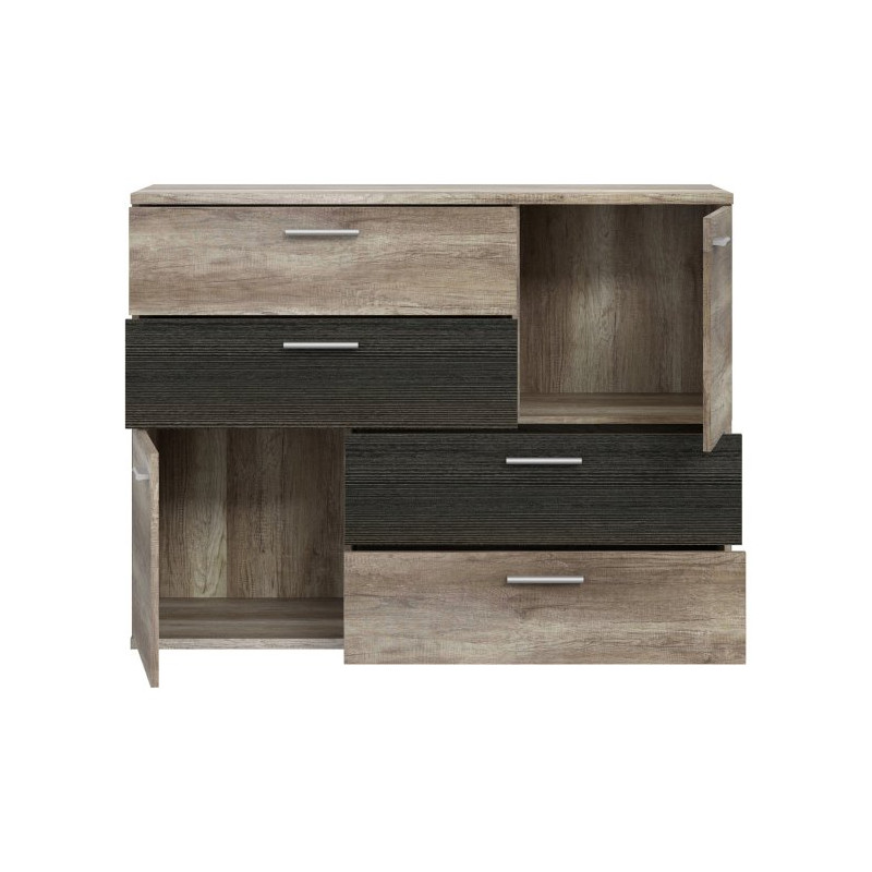 Komoda z szufladami Skive SKVK46 dąb antyczny/touchwood