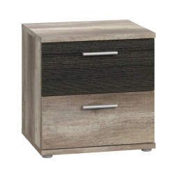 Szafka nocna z szufladami Skive SKVK011 dąb antyczny/touchwood