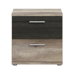 Szafka nocna z szufladami Skive SKVK011 dąb antyczny/touchwood