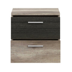 Szafka nocna z szufladami Skive SKVK011 dąb antyczny/touchwood