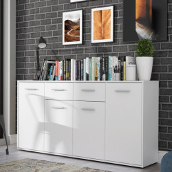 Komoda z szufladami 165 cm Antuza NTU241 biały