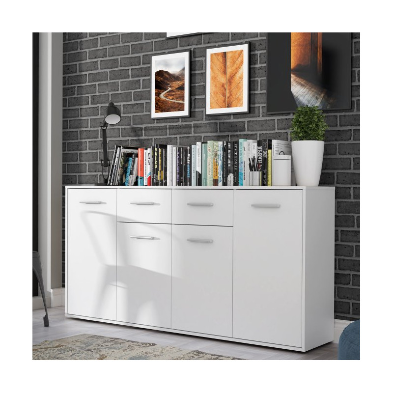 Komoda z szufladami 165 cm Antuza NTU241 biały