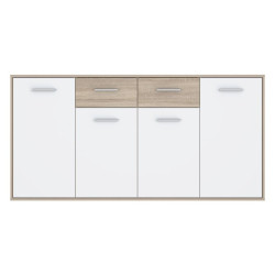 Komoda z szufladami 165 cm Antuza NTU241 biały/dąb sonoma