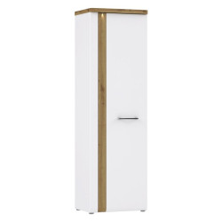 Szafa ubraniowa Tuluza TUZS711LB  biały/dąb artisan