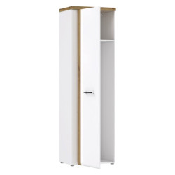 Szafa ubraniowa Tuluza TUZS711LB  biały/dąb artisan