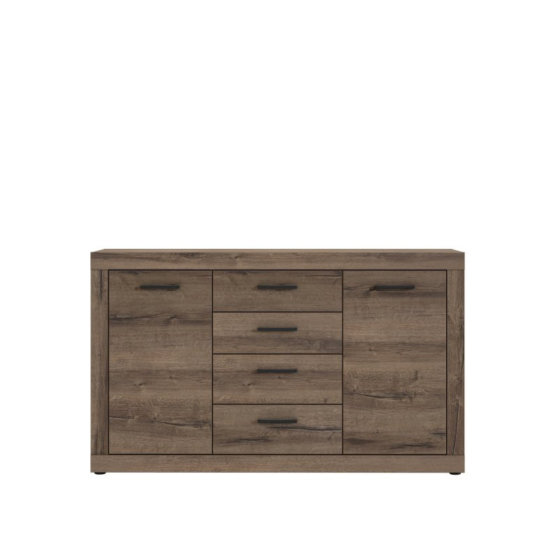 Komoda z szufladami Trass TRAK231 dąb szlachetny