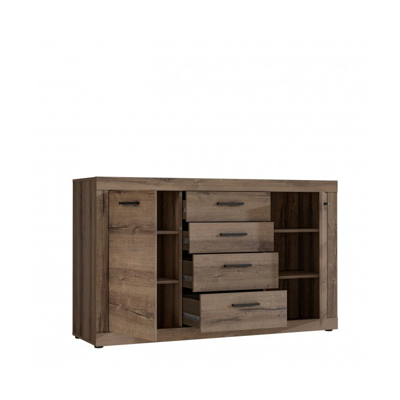 Komoda z szufladami Trass TRAK231 dąb szlachetny