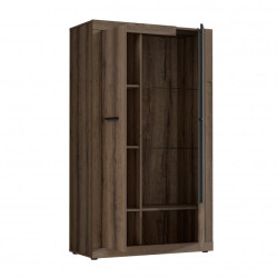 Witryna 90 cm Trass TRAV621R dąb szlachetny/dąb czarny