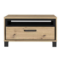 Stolik kawowy loft Trondheim TDHT514 dąb artisan/dąb czarny