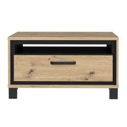 Stolik kawowy loft Trondheim TDHT514 dąb artisan/dąb czarny