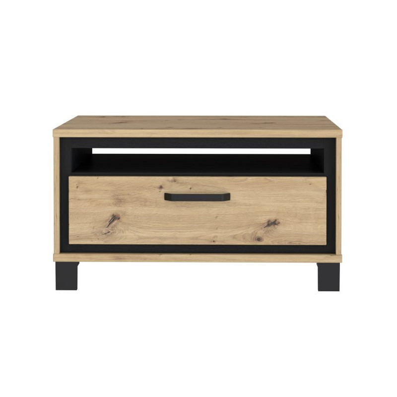 Stolik kawowy loft Trondheim TDHT514 dąb artisan/dąb czarny