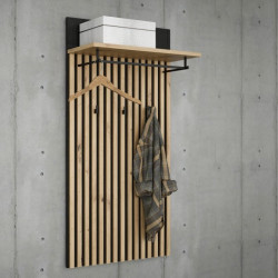 Panel ubraniowy Trondheim TDHD40 dąb artisan/dąb czarny