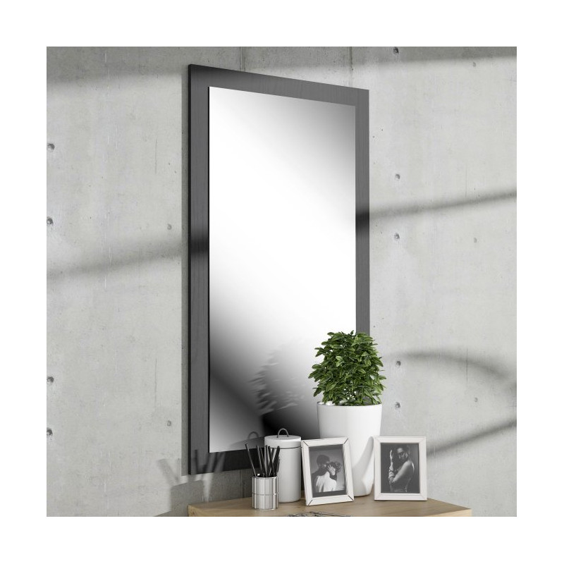 Lustro wiszące Trondheim TDHD201 czarny