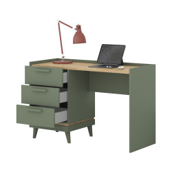 Biurko Scandi Typ 03 Zgaszona Zieleń Helvetia Wieruszów