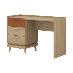 Biurko Scandi Typ 03 Dąb olejowany/Ceglany Helvetia Wieruszów