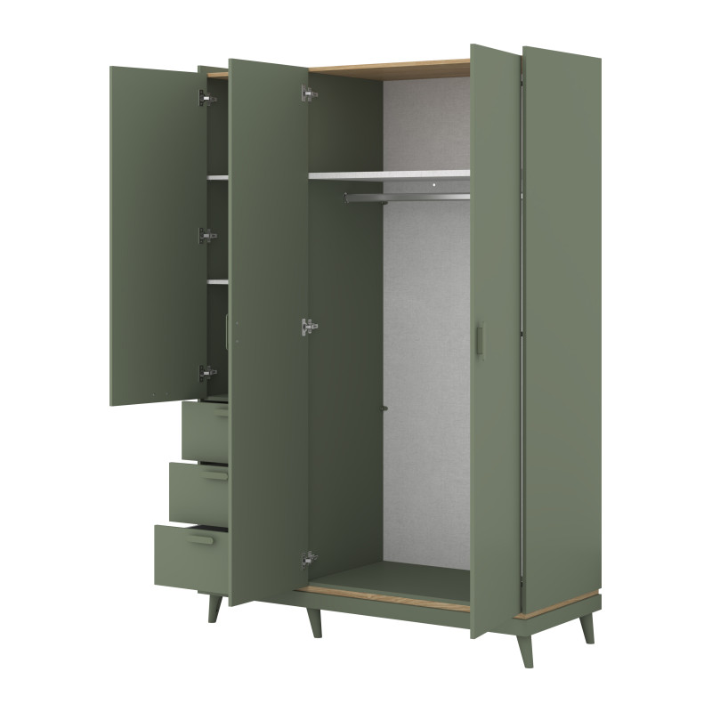 Szafa Scandi Typ 19 Zgaszona Zieleń Helvetia Wieruszów