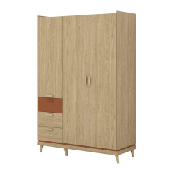 Szafa Scandi Typ 19 Dąb olejowany/Cegła Helvetia Wieruszów