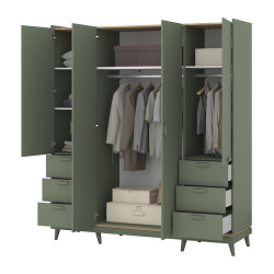 Szafa Scandi Typ 20 Zgaszona Zieleń Helvetia Wieruszów