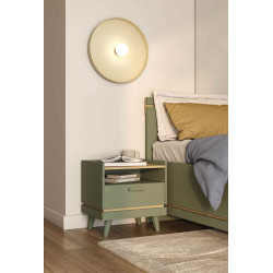 Stolik nocny Scandi Typ 22 Zgaszona Zieleń Helvetia Wieruszów