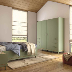 Stolik nocny Scandi Typ 22 Zgaszona Zieleń Helvetia Wieruszów