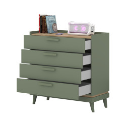 Komoda Scandi Typ 27 Zgaszona Zieleń Helvetia Wieruszów