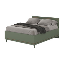Łóżko 160 Scandi Typ 31 Zgaszona Zieleń Helvetia Wieruszów