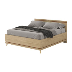 Łóżko 180 Scandi Typ 32 Dąb olejowany/Ceglany Helvetia Wieruszów