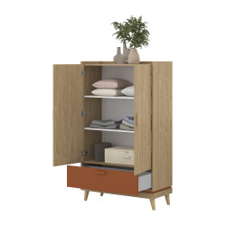 Bieliźniarka Scandi Typ 38 Dąb olejowany/Cegalny Helvetia Wieruszów